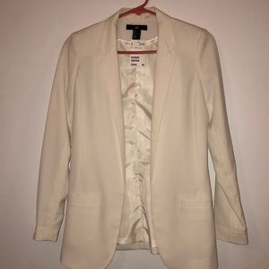 H&M Ivory Fitted Blazer
